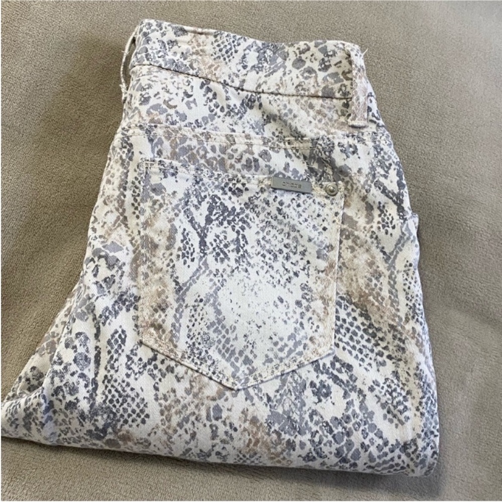 Chico’s So Slimming Python Snake Print Girlfriend… - image 4